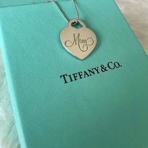 Tiffany and Co. Heart Mom necklace